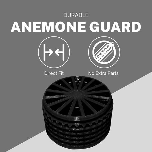 Anemone Guard For Hygger Mini Wave Maker hygger 1600 GPH 14w - PROTECT YOUR ANEMONE AND INVERTS WITH THIS ANEMONE GUARD - MADE WITH FISH SAFE PLASTIC *ORANGE* in Saudi Arabia