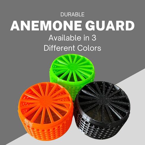 Anemone Guard For Hygger Mini Wave Maker hygger 1600 GPH 14w - PROTECT YOUR ANEMONE AND INVERTS WITH THIS ANEMONE GUARD - MADE WITH FISH SAFE PLASTIC *ORANGE* in Saudi Arabia