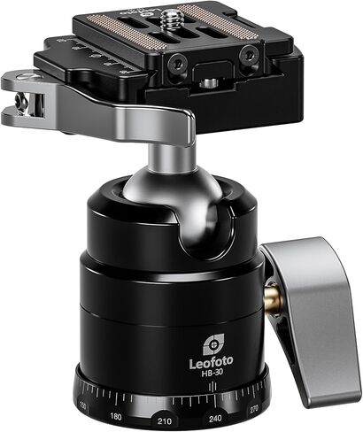 LEOFOTO HB-70 70mm Mega Heavy Duty Tripod Ball Head Arca Compatible 88lb Max Load in Saudi Arabia