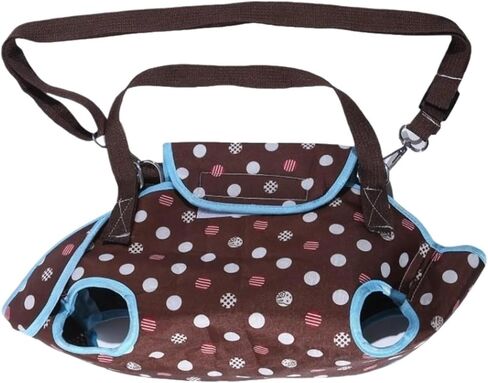 القطط والكلاب الأليفة - حقيبة يد كتف قابلة للتنفس للأرجل ﻿(أسمر،S) in Kuwait