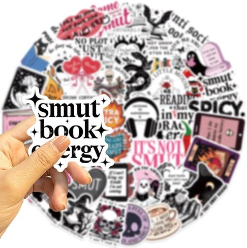 200pcs الرومانسية الكتب ملصقات لـ Kindle ، ملصقات كتب مقاومة للماء ثلاثية الأبعاد لزجاجات المياه ، والهدايا الكتب المقدمة للقارئ البالغين ، شارات القراءة Gilltery للكتاب المحمول Ebook Pad Scrapbook in Kuwait