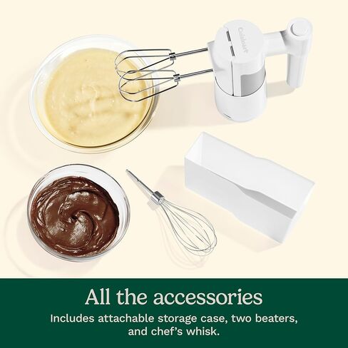 Cuisinart 5 Speed Hand Mixer with Storage Case, White, HM-150S in Saudi Arabia