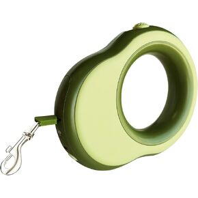 مقود كلب قابل للسحب، مقود قابل للسحب بطول 11.5 قدم للكلاب بوزن 0-55 رطل، قفل بيد واحدة، شريط نايلون عاكس قوي خالٍ من التشابك بزاوية 360 درجة، مثالي للكلاب المتوسطة والكبيرة، باللون الأخضر in Kuwait