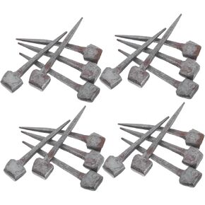 SUPVOX 20pcs Horseshoe Nails Horse Hoof Care Tools Angled Iron Nails for Horseshoe Repair Precision Fit for Equestrian Sports in Kuwait