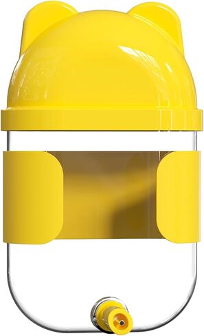 11 Fl Oz No Mess Hanging Water Dispenser,Leak-Proof Automatic Bird Water Feeder,Small Animal Water Bottle for Guinea Pigs,Chinchillas,Ferrets,Parrots,Squirrels,Rats,Bunnies (White) in Kuwait