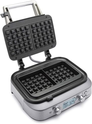 Breville the Smart Waffle™ Pro 2 Slice Waffle Maker, BWM620XL, Brushed Stainless Steel in Saudi Arabia