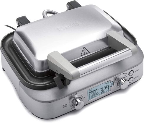 Breville the Smart Waffle™ Pro 2 Slice Waffle Maker, BWM620XL, Brushed Stainless Steel in Saudi Arabia