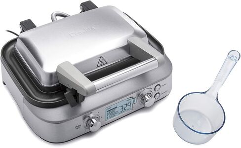 Breville the Smart Waffle™ Pro 2 Slice Waffle Maker, BWM620XL, Brushed Stainless Steel in Saudi Arabia