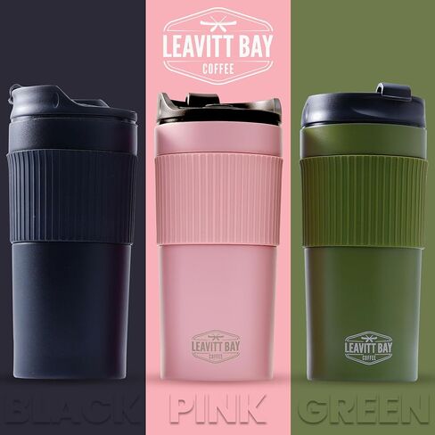 Portable French Press Travel Mug – Insulated Stainless Steel French Press Mug for Hot or Cold Brew – Durable Travel Coffee Maker – On-the-Go Tea & Coffee Maker (Army Green) in Saudi Arabia