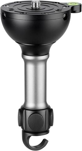 LEOFOTO YB-100SP 100mm Low Profile Levelling Half Ball Adapter for Bowl Tripod Short Handle Hollow Lightweight in Saudi Arabia