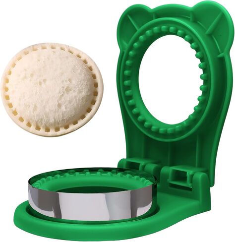 Litoexpe 1 Pack Uncrustable Sandwich Maker, Circle Shape Sandwiches Pocket 3.7 Inch Sandwich Cutter and Sealer, Easy Sandwich Cutter for Kids Breakfast and Lunchboxes, Orange in Saudi Arabia
