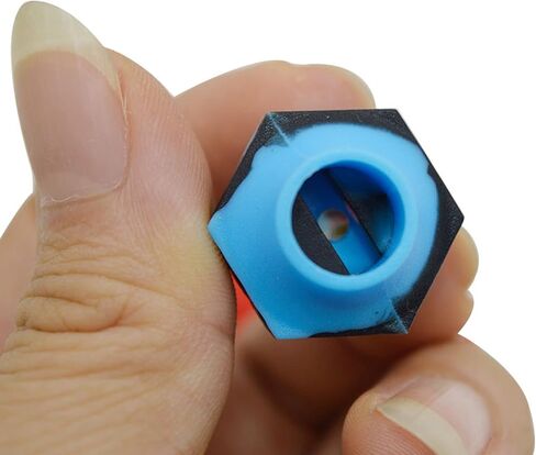 5PCS Silicone Pen Adapter Round & Flat Tips Heat-Resistant Adapter for Water Glass Tube in Saudi Arabia