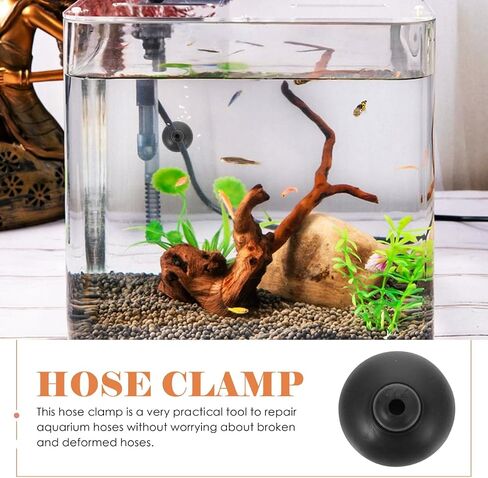 Gatuida 20pcs Rubber Fish Tank Suction Cups, Aquarium Oxygen Pump Cups for Fish Tank Strong Fixity Air Fixing Suckers Easy Installation Hold for Tubing and Accessories in Saudi Arabia