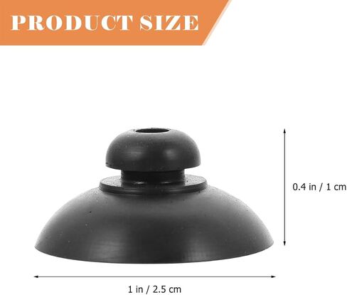 Gatuida 20pcs Rubber Fish Tank Suction Cups, Aquarium Oxygen Pump Cups for Fish Tank Strong Fixity Air Fixing Suckers Easy Installation Hold for Tubing and Accessories in Saudi Arabia
