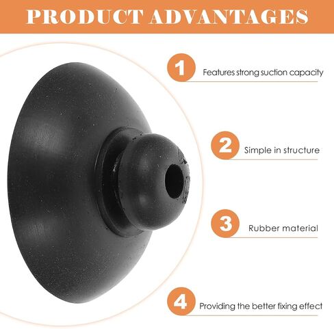 Gatuida 20pcs Rubber Fish Tank Suction Cups, Aquarium Oxygen Pump Cups for Fish Tank Strong Fixity Air Fixing Suckers Easy Installation Hold for Tubing and Accessories in Saudi Arabia