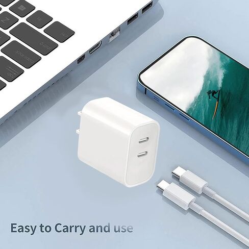 USB C Charger Block ، محول Type Carge Type-C ، شاحن جدار USB للهاتف 16/16 Pro/16 Pro Max/15/15 Plus/15 Pro/15 Pro Max in Kuwait
