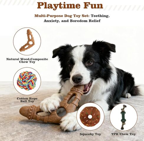 مجموعة لوازم الجراء للمبتدئين - مجموعة مستلزمات الجراء ومستلزمات الكلاب للكلاب الصغيرة، تتضمن أوعية وألعابًا وفرشاة أسنان وحقيبة مكافآت وأكثر من ذلك، هدايا ترحيب منزلية لجراءك الجدد - باللون الوردي in Kuwait