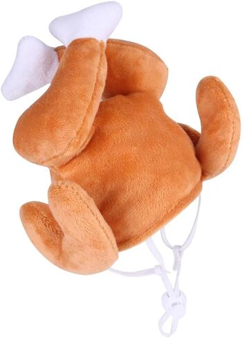 Thanksgiving Turkey Hat for Cat Small Dog Turkey Drumstick Hat Thanksgiving Costume Decoration Supply in Saudi Arabia