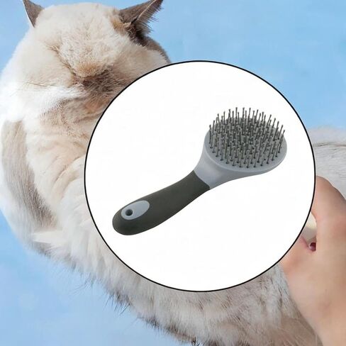 Horse Brush Equine Mane and Tail Comb, Non Slip Handle Portable 23cm Long Multifunctional Professional, Random Color in Kuwait