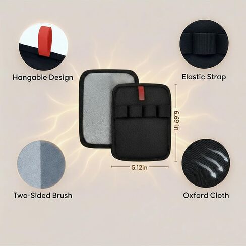 Pet Hair Removal Glove, Reusable Pet Hair Removal Tool Snug 4-Finger Fit Breathable – Magic Grooming Brush for Cats & Dogs, Electrostatic Pet Hair Remover for Laundry, Carpet, Couch & Curtains in Saudi Arabia