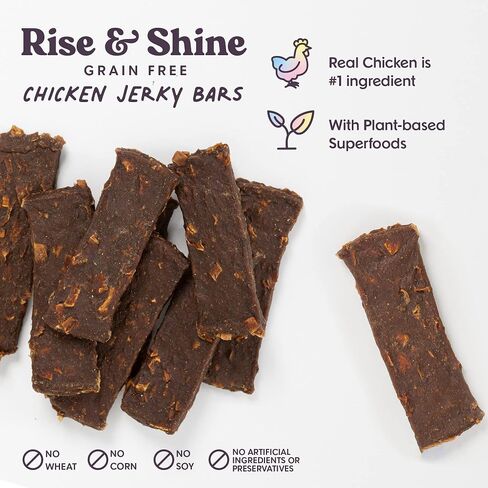 حزمة x Joy Ride & Vibe Salmon Jerky للكلاب - كيس 16 أونصة، أطعمة طبيعية فائقة الجودة - حلوى السلمون الخالية من الذرة والدواجن وفول الصويا والحبوب المصنوعة في الولايات المتحدة الأمريكية فقط in Kuwait