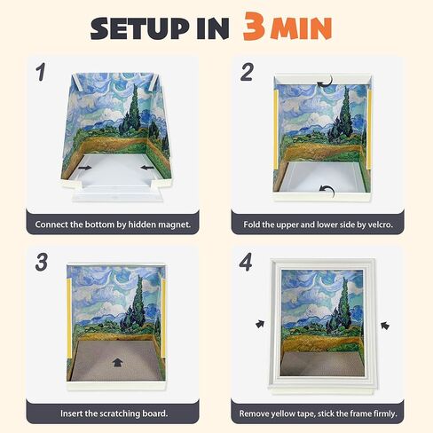 PETKARAY Cat Christmas Tree Cave Bed, Pre-Assembled Felt Cat Cave House, Cozy Kitten Hideaway with Plush Cushion, for Indoor Cats in Kuwait