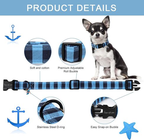 Unique Style Paws Christmas Dog Collar Plastic Buckle with Pendant Red Scottish Grid Cotton Puppy Collars for Small Medium Large Dogs in Saudi Arabia