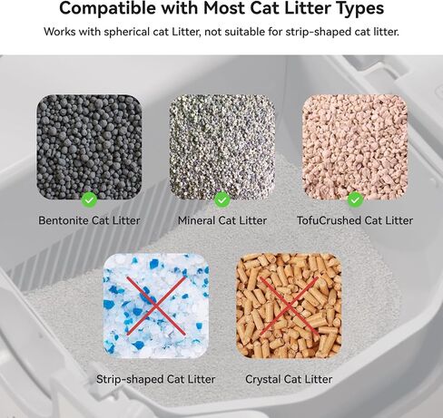 F6 Self-Cleaning Litter Box – an Open-top Automatic Litter Box Designed with Advanced Odor Control, Safety mechanisms, and Effortless Maintenance, Includes Trash Bags in Saudi Arabia