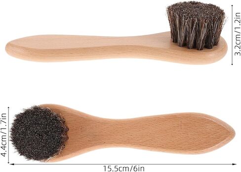 Luxshiny 2PCS Soft Bristle Grooming Brush for Small Pets with Wood Handle Bathing and Cleaning Tool for Hamsters Guinea Pigs Rabbits Multi-pet Compatible Hair Removal Comfortable Bath in Saudi Arabia