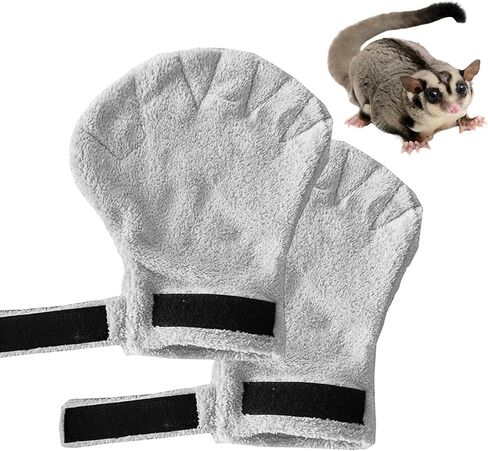 Pet Grooming Gloves - Bonding Training Mitt | Small Animal Pet Grooming Mittens | for Hedgehogs Hamsters Squirrels Bunny Puppy Bird Kitten Chicks Sleeping in Saudi Arabia