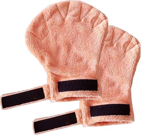 Pet Grooming Gloves - Bite Proof Soft Mitt, Small Animal Pet Grooming Mittens | for Hedgehogs Hamsters Squirrels Bunny Puppy Bird Kitten Chicks Sleeping in Saudi Arabia