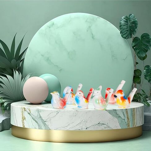 صفارات مياه للطيور من البورسلين وبصافرات ماء ملونة من السيراميك للطيور ألعاب لأعياد الميلاد للأطفال، هدية عيد الفصح in Kuwait