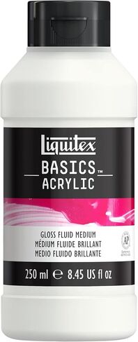 Liquitex BASICS Gesso Surface Prep Medium, 250ml (8.4-oz) Tube, White in Saudi Arabia