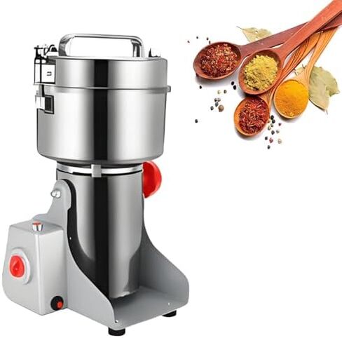 4200W Commercial Electric Spice Grinder - High-Speed Stainless Steel Grain Mill (32000 RPM) for Dry Grains, Spices, Cereals, Coffee, Corn, and Pepper - 1500g Capacity in Saudi Arabia
