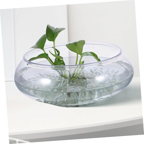 VICASKY 200pcs Flat Glass Beads Clear Decorative Marbles for Vases Fish Tanks Gardens Polished Glass Pebbles for Stable Display Easy Cleaning in Saudi Arabia