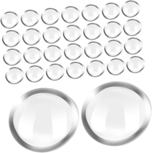 ABOOFAN 200Pcs Clear Flat Glass Beads for Aquarium Decoration Non Floating Marbles for Fish Tank Rocks Decorative Bowl Fillers Easy to Clean Garden Ornaments in Saudi Arabia