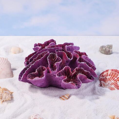 زخارف مرجانية صناعية أرجوانية ساحلية لحوض السمك ديكور واقعي لحوض الأسماك ونباتات بحرية تحت عنوان هدايا لغرفة المعيشة والحمام والشاطئ الساحلي in Kuwait