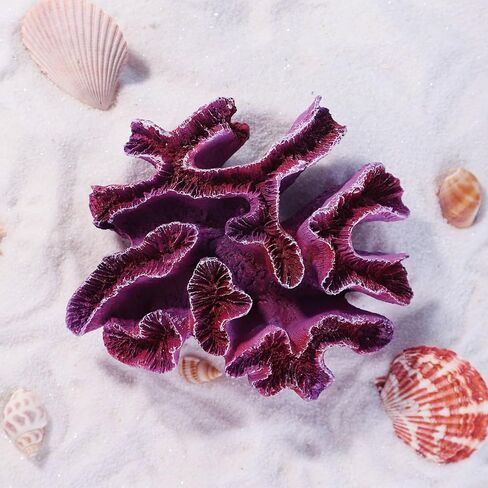 زخارف مرجانية صناعية أرجوانية ساحلية لحوض السمك ديكور واقعي لحوض الأسماك ونباتات بحرية تحت عنوان هدايا لغرفة المعيشة والحمام والشاطئ الساحلي in Kuwait