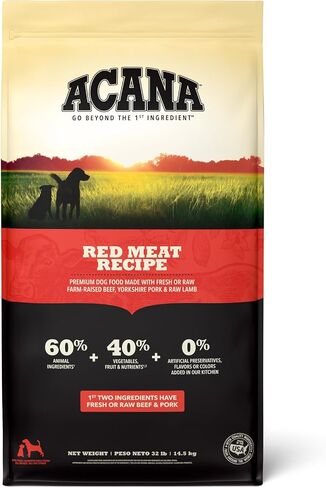 ACANA Grain Free Dry Dog Food Red Meat Recipe 25lb Bag in Saudi Arabia