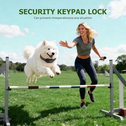 Shock Collar for Dog - 3300FT Dog Shock Collar with Remote, IP67 Waterproof Training Collar with 3 Modes & LED Light, Rechargeable e Collar for Large Medium Small Dogs in Saudi Arabia