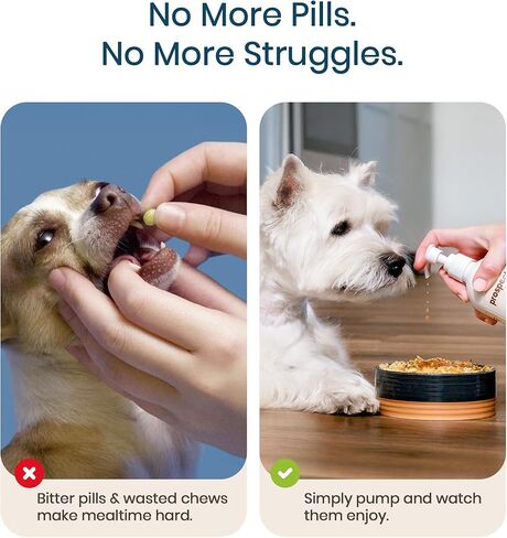 معزز صحة الجلد والمعطف - زيت سلمون ألاسكا البري للكلاب، مكمل زيت السمك أوميجا 3 السائل مع الأحماض الدهنية EPA وDHA للمعطف، وتخفيف حكة الجلد الجاف، والتساقط، والمفاصل، 8 أونصة in Kuwait