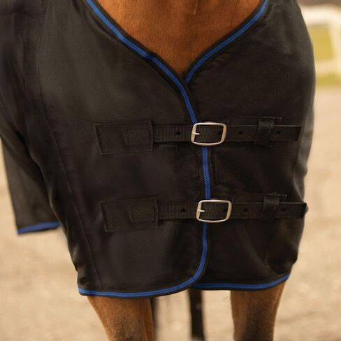 Air Mesh Horse Stable Sheet | Enhanced with Ceramic Therapy | Accelerates Recovery | Ideal for Pre-Performance Warm-Up | Comfortable & Contoured Fit in Kuwait