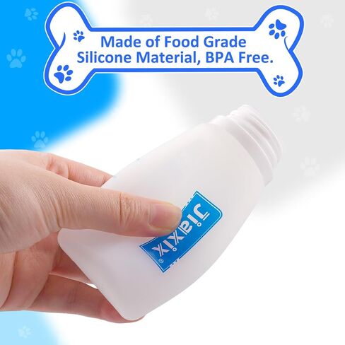 مجموعة أدوات إطعام القطط من السيليكون مكونة من 3 قطع، حلمة ومجموعة تغذية للقطط الصغيرة، مستلزمات القطط حديثي الولادة قابلة لإعادة الاستخدام، مناسبة لإطعام القطط الصغيرة والجرو والأرنب والهامستر (أصفر، كبير) in Kuwait