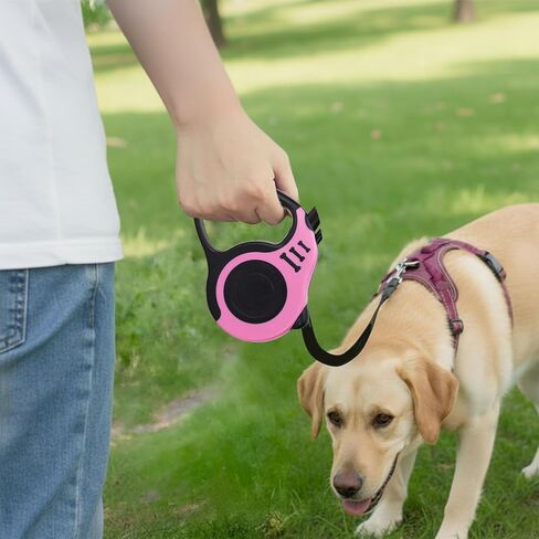 Retractable Dog Leash Automatic Telescopic Tractor Dog Tape with Non-Slip Handle, Suitable for Small and Medium-Sized in Saudi Arabia