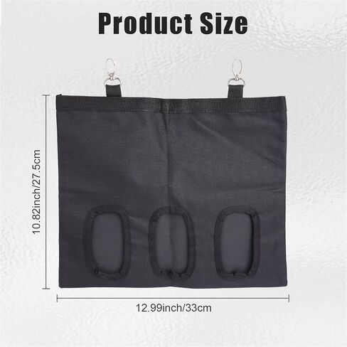 2-Pack Rabbit Hay Feeder Bag, Storage Guinea Pig Feeder Rack Bag, 3-Hole Hanging Hay Holder for Rabbits Chinchillas Hamsters Pets Bunny Supplies Accessories in Saudi Arabia