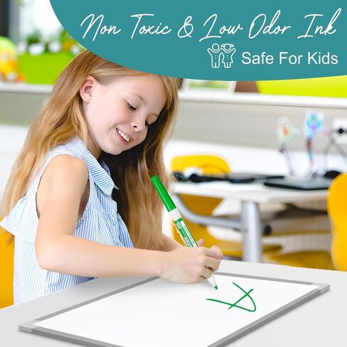 Dry Erase Markers Fine Tip, 12 Count Whiteboard Markers, Black Dry Erase Markers, Fine Point Dry Erase Markers, Dry Erase Markers for Kids, White Board Markers Dry Erase in Saudi Arabia