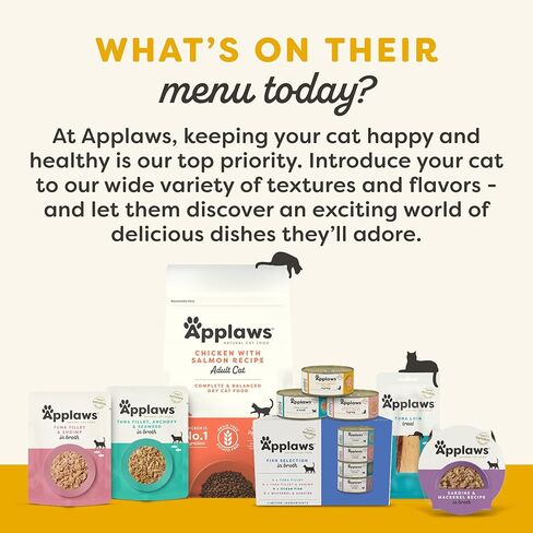Applaws Natural Wet Kitten Food in Broth, Made with Limited and Natural Ingredients, No Artificial Additives, High Protein, Kitten Variety Selection (12 x 1.76oz Pouches) in Saudi Arabia