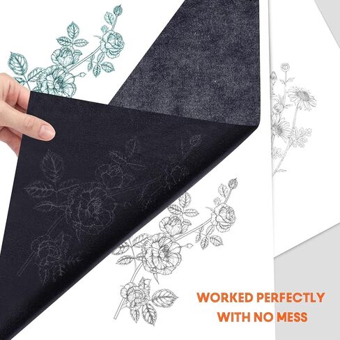 psler 100 Sheets Carbon Paper Sheets, Carbon Transfer Paper for DIY Woodworking, Canvas and Other Art Craft Surfaces(7.3 by 10 Inch) in Kuwait
