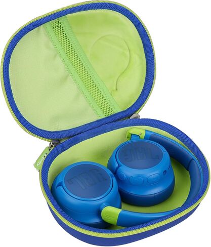 Headphone Case for JBL Junior 470NC/ JR 470 NC/JR 460 NC/Tune 670NC Kids Headphone (Box Only) (Grey-Orange) in Saudi Arabia