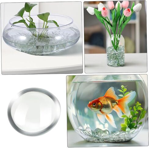 Healifty 300pcs Decorative Glass Beads Irregular Flat Marbles for Vase Fillers and DIY Crafts Safe for Fish Tanks Easy to Clean Aquarium Rocks and Table Decorations in Kuwait